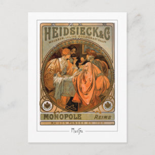 Alphonse Mucha #218 - Kunstpostkarte Postkarte