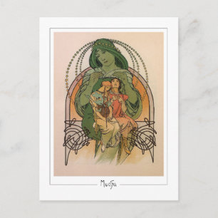 Alphonse Mucha #232 - Carte postale d'art fin