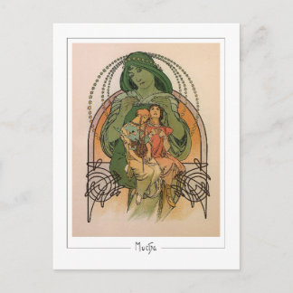 Alphonse Mucha #232 - Carte postale d'art fin