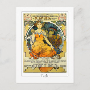 Alphonse Mucha #248 - Kunstpostkarte Postkarte