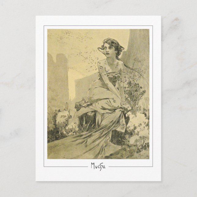 Alphonse Mucha #290 - Carte postale Art (Devant)