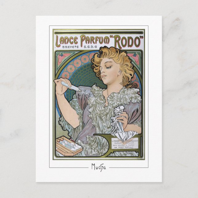 Alphonse Mucha #2 - Kunsthistorkarte Postkarte (Vorderseite)