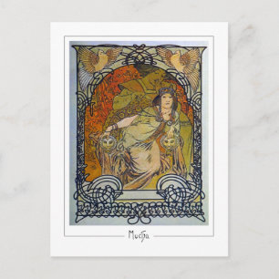 Alphonse Mucha #300 - Carte postale d'art fin