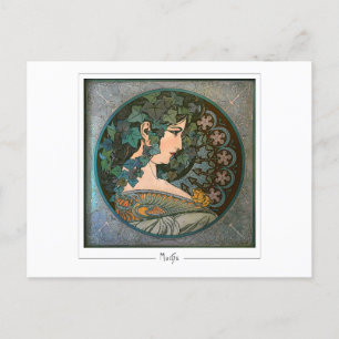 Alphonse Mucha #370 - Fine Art Postcard Postkarte