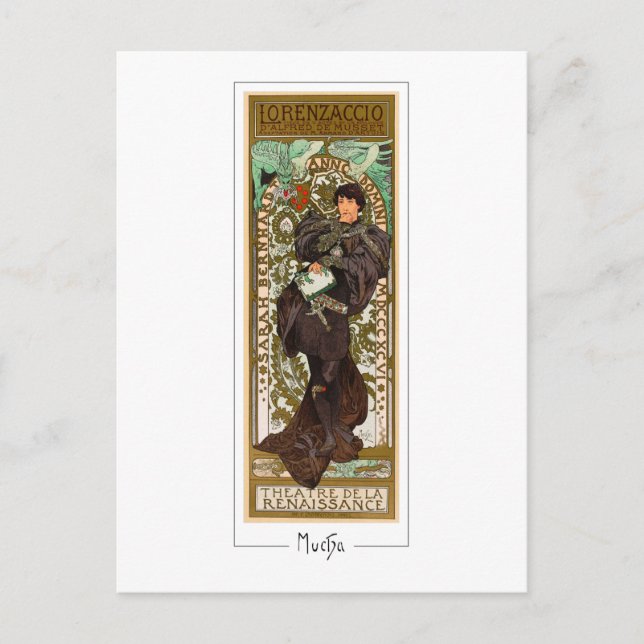 Alphonse Mucha #371 - Fine Art Postcard Postkarte (Vorderseite)