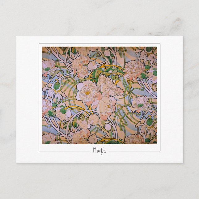 Alphonse Mucha #3 - Carte postale Art (Devant)