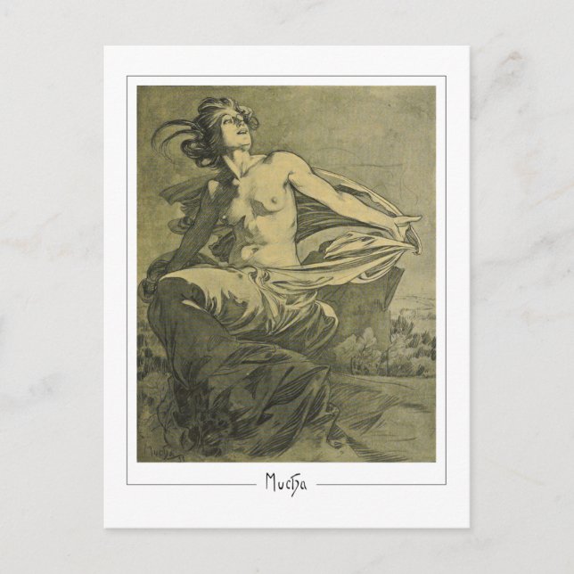 Alphonse Mucha #409 - Carte postale Art (Devant)