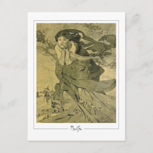 Alphonse Mucha #412 - Carte postale d'art fin