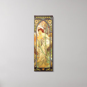 Alphonse Mucha, Abend Contemplation Leinwanddruck
