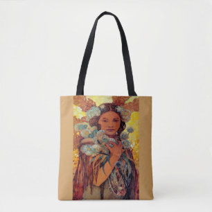 Alphonse Mucha - Amerikanische Ureinwohner Tasche