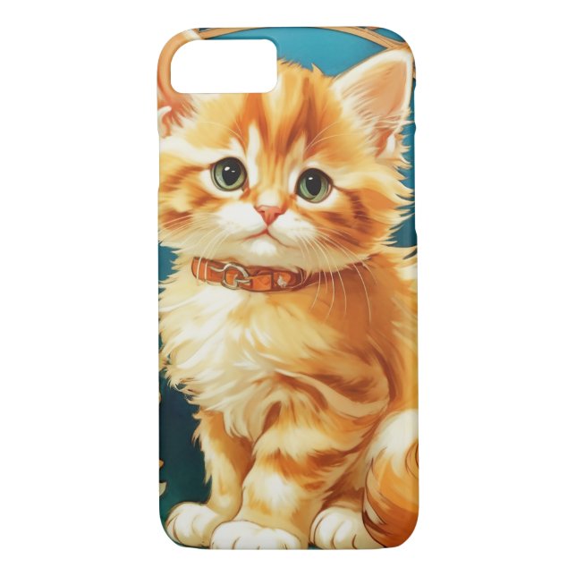 Alphonse Mucha Art Nouveau Cat Case-Mate iPhone Hülle (Rückseite)