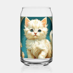 Alphonse Mucha Art Nouveau Chat Blanc