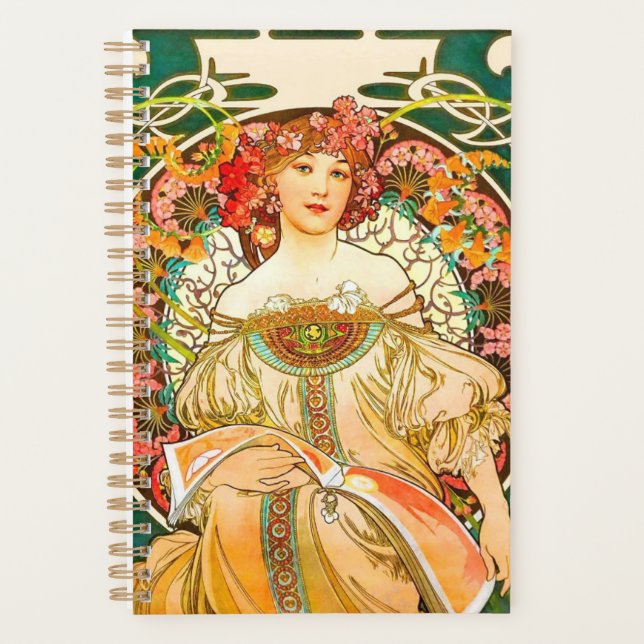 Alphonse Mucha Art Nouveau Daydream Planer (Vorderseite)