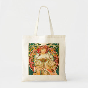 Alphonse Mucha Art Nouveau Daydream Tragetasche