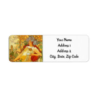 Alphonse Mucha Art Nouveau Herbst