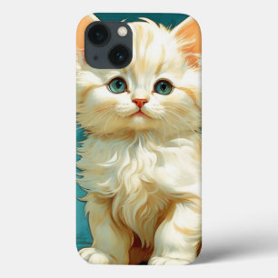 Alphonse Mucha Art Nouveau White Cat Case-Mate iPhone Hülle