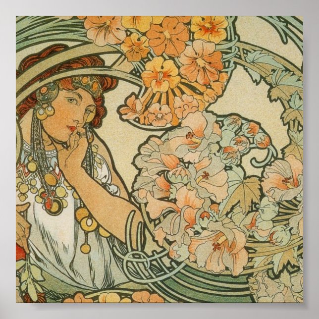 Alphonse Mucha Art Poster (Vorne)