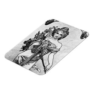 Alphonse Mucha Broken Blossoms Magnet