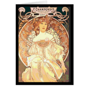 Alphonse Mucha Champenois Femme
