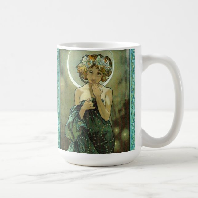 Alphonse Mucha Clair De Lune Mug (Droite)