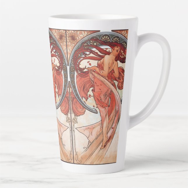 Alphonse Mucha Dance 1898 Jugendstil Vintag Milchtasse (Rechts)