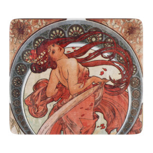 Alphonse Mucha Dance 1898 Jugendstil Vintag Schneidebrett