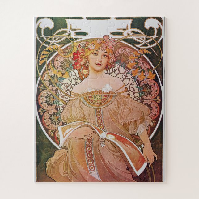 Alphonse Mucha - Daydream (Vertikal)
