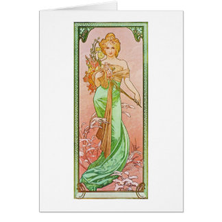 Alphonse Mucha die Jahreszeiten: Frühling