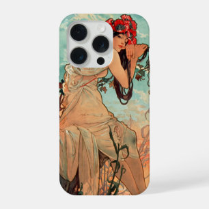 Alphonse Mucha, Die Jahreszeiten, Sommer (1896) iPhone 15 Pro Hülle