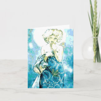 Alphonse Mucha die Mond-Anmerkungs-Karte Karte