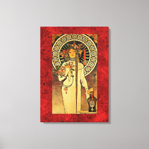 Alphonse Mucha: Die Trappistine Leinwanddruck