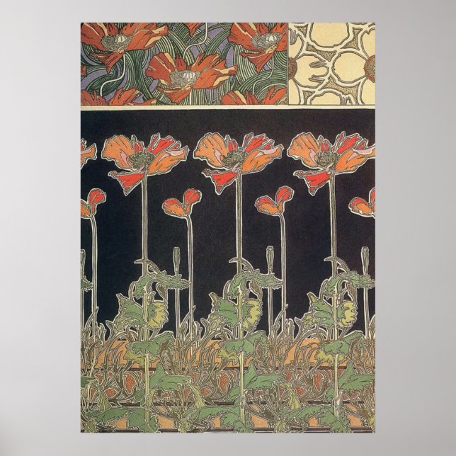 Alphonse Mucha Documents Décoratifs Gallery Poster (Vorne)