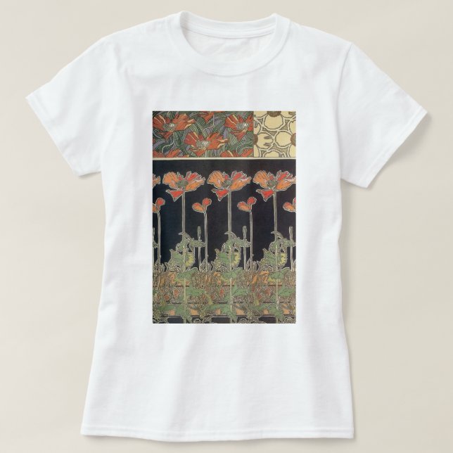 Alphonse Mucha Documents Décoratifs GalleryHD T-Shirt (Design vorne)