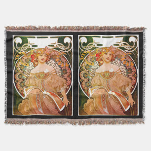 Alphonse Mucha Dreaming (Reverie) Decke