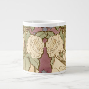 Alphonse Mucha Elegante Art Nouveau Sterne Kamelie Jumbo-Tasse