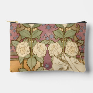 Alphonse Mucha Elegante Art Nouveau Sterne Kamelie Zubehörtasche