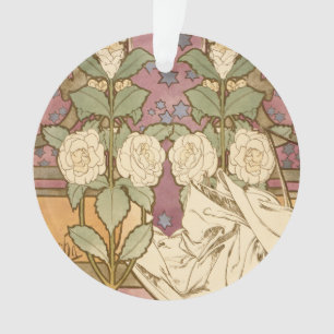Alphonse Mucha Étoiles Élégantes Art Nouveau Camél