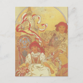 Alphonse Mucha - Exposition 1913 Carte postale