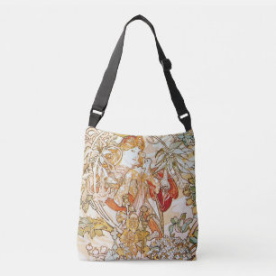 Alphonse Mucha Frau mit einer Margerite Art Nouvea Tragetaschen Mit Langen Trägern