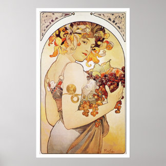 Alphonse Mucha. Fruit/Fruit, c.1897 Poster