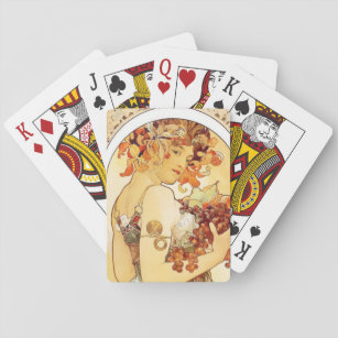 Alphonse Mucha "Fruit" Playing Cards Spielkarten