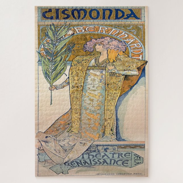 Alphonse Mucha: Gismonda (1894) (Vertikal)