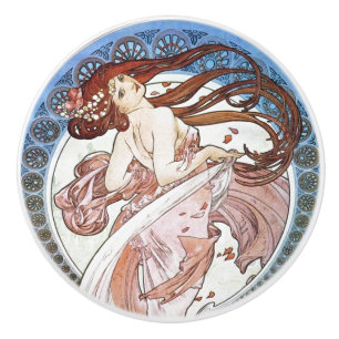 Alphonse Mucha Goddess Keramikknauf