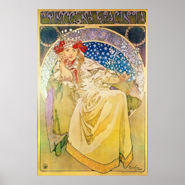 Alphonse Mucha Goddess Poster (Vorne)