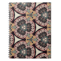 Alphonse Mucha inspiriertes Notebook