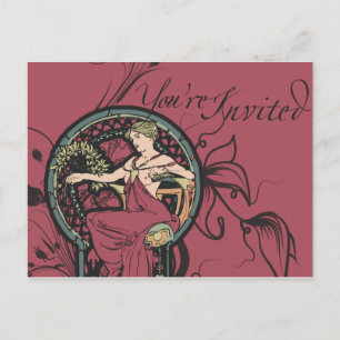 Alphonse Mucha Invitations