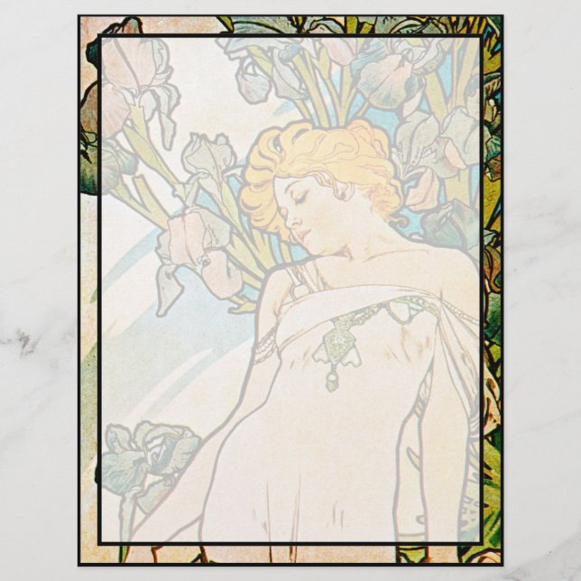 Alphonse Mucha - Iris WB (Vorderseite)