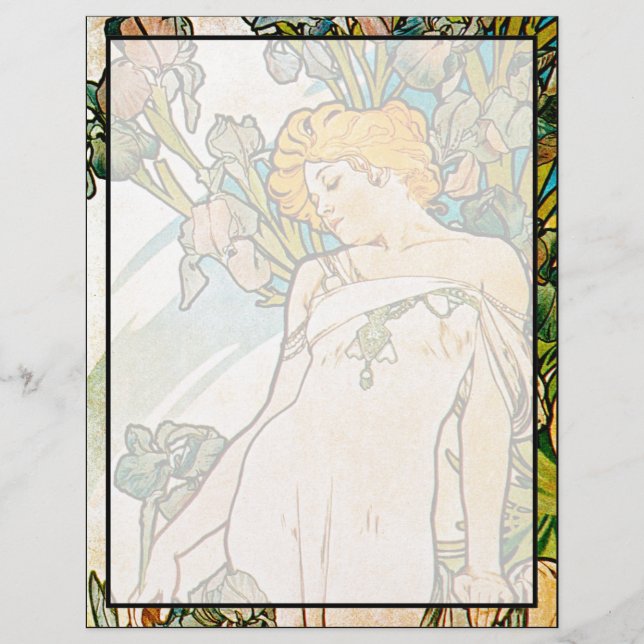 Alphonse Mucha - Iris WB (Vorderseite)
