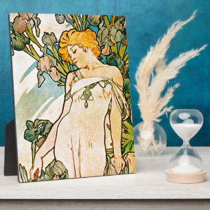 Alphonse Mucha - Iris WB Fotoplatte