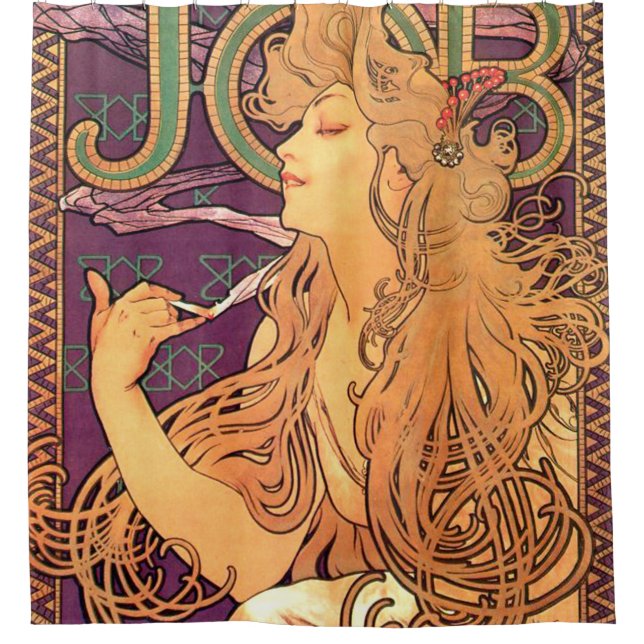 Alphonse Mucha - Job Duschvorhang (Vorderseite)